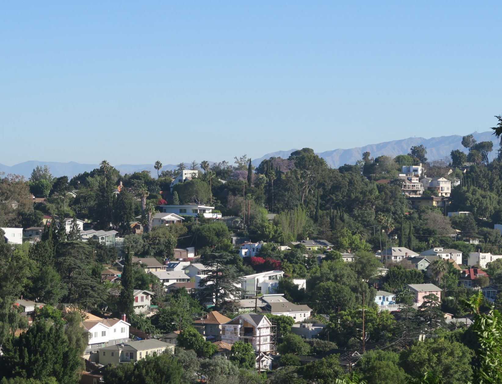 Elysian Heights hills
